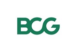 Bcg Monogram Green White Background